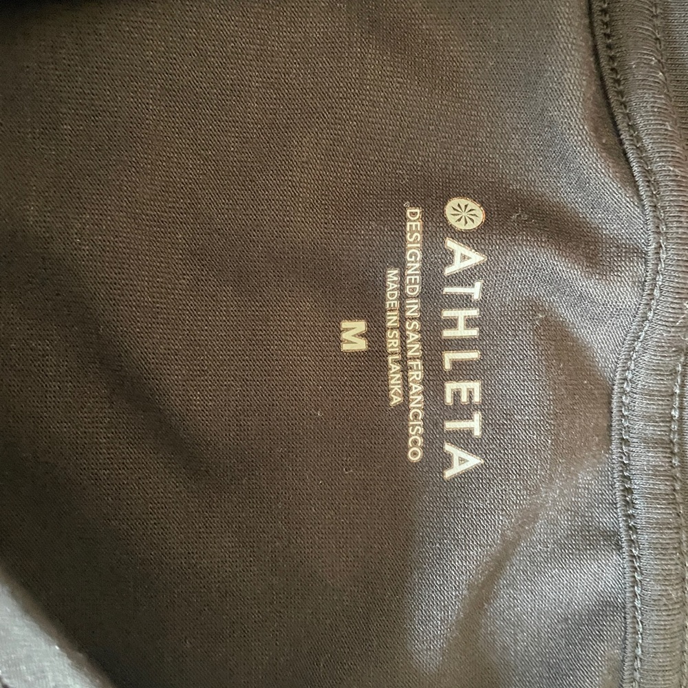 Black Cropped Athleta Top